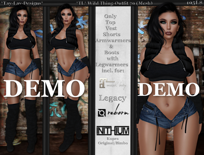 *Tay-Lay-Designs* Wild Thing-Outfit 79 (Mesh) DEMO