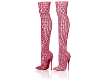 Garbaggio // Gilda Boots - Fuchsia