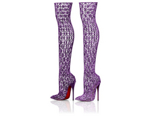 Garbaggio // Gilda Boots - Purple
