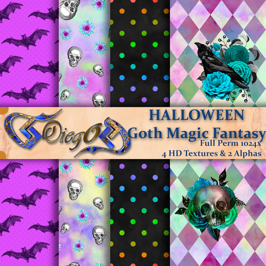 Diego Textures ~ Goth Magic Fantasy
