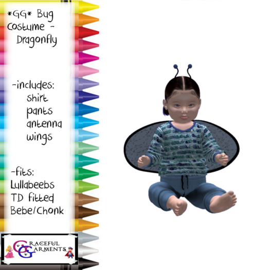 *GG* Bug Costume- Dragonfly (add)