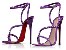 Garbaggio // Margot Sandals - Purple
