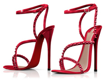 Garbaggio // Margot Sandals - Red