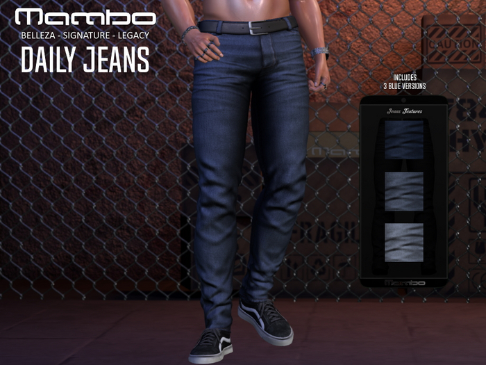 Mambo - Daily Jeans - Blue 
