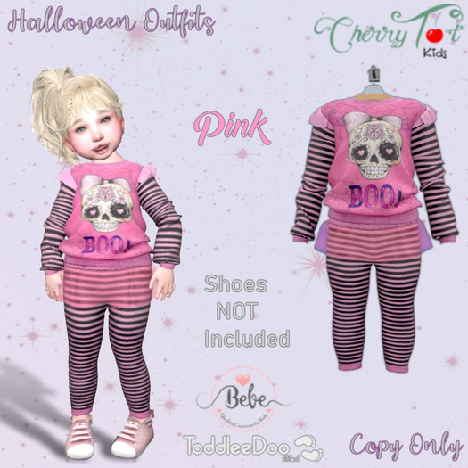 *Cherry To* TDB/BEBE Halloween Outfit Pink (Wear&Click)