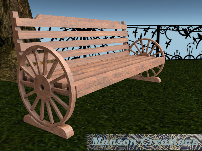 Wagon Wheel Benchseat (with sit animations)