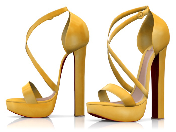 Garbaggio // Missy Platforms - Yellow