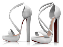 Garbaggio // Missy Platforms - White