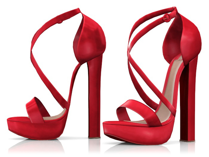 Garbaggio // Missy Platforms - Red