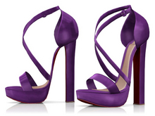 Garbaggio // Missy Platforms - Purple
