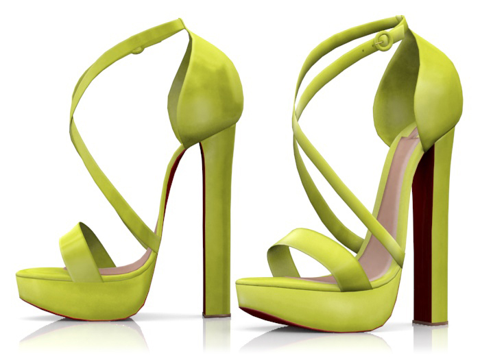 Garbaggio // Missy Platforms - Lime