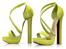 Garbaggio // Missy Platforms - Lime