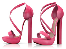 Garbaggio // Missy Platforms - Fuchsia