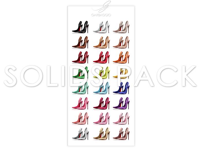 Garbaggio // Nancy Slingback - Solids Pack