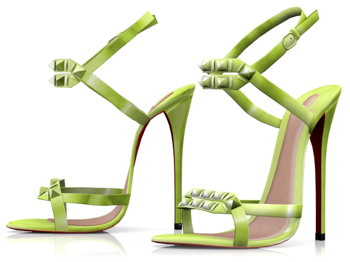 Garbaggio // Simone Sandals - Lime