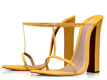Garbaggio // Tiana Sandals - Yellow