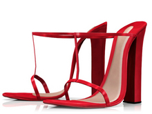 Garbaggio // Tiana Sandals - Red