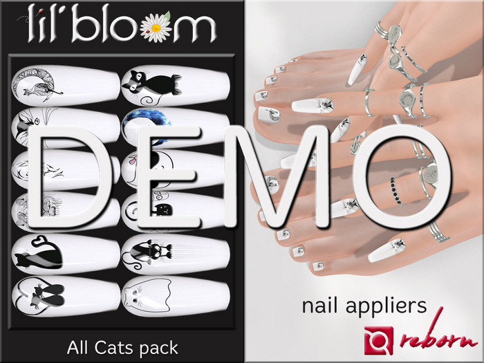 {LB} eBODY - REBORN nail HUD::DEMO All Cats