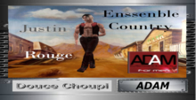 ENSSEMBLE COUNTRY JUSTIN - rouge - Adam