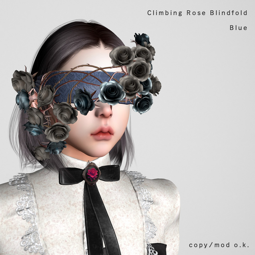 *N*Climbing Rose Blindfold Blue