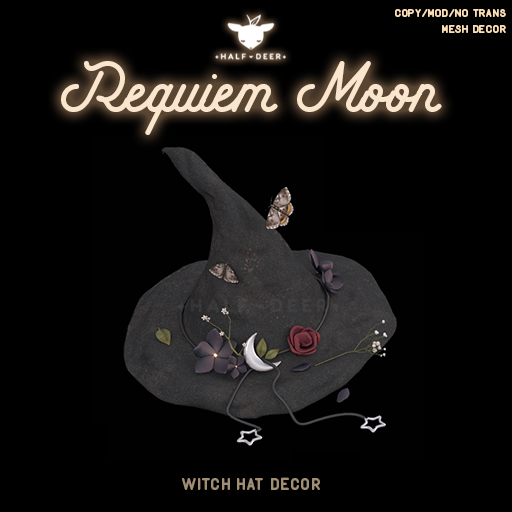 +Half-Deer+ Requiem Moon - Witch Hat Decor