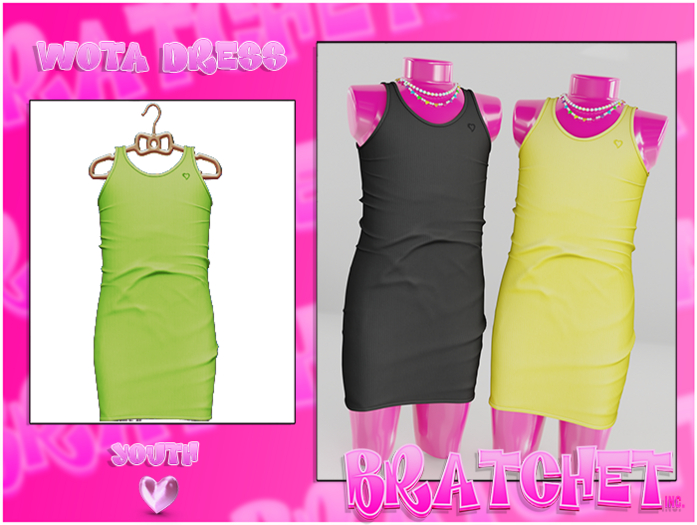 {BRATCHET} Wota Dress Neon