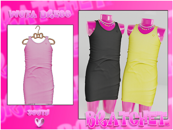 {BRATCHET} Wota Dress Pink