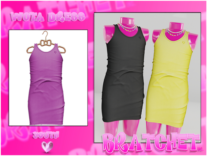 {BRATCHET} Wota Dress Purple