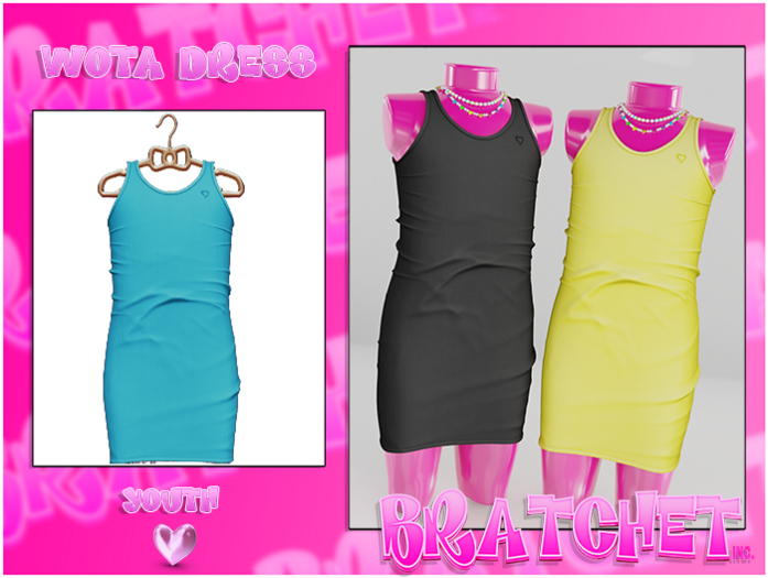 {BRATCHET} Wota Dress Blue