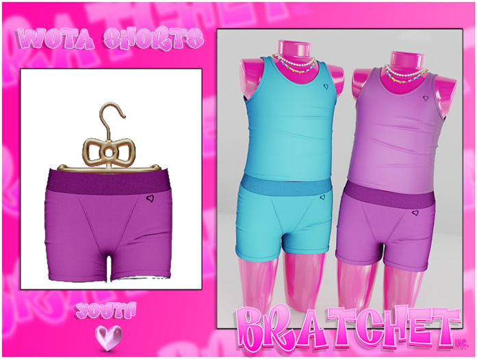 {BRATCHET} Wota Shorts Purple