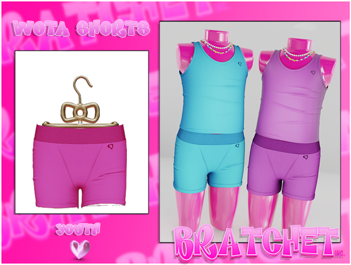 {BRATCHET} Wota Shorts Hot Pink
