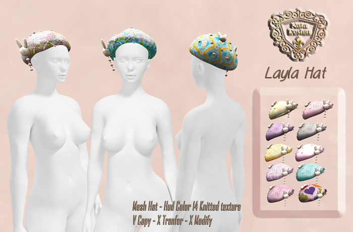 Nala Designs - Layla Easter Hat Mesh