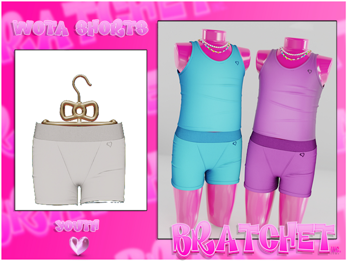 {BRATCHET} Wota Shorts White