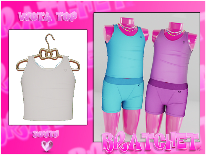 {BRATCHET} Wota Top White