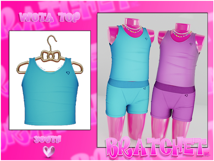 {BRATCHET} Wota Top Blue