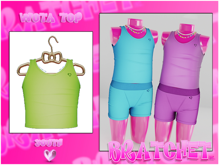 {BRATCHET} Wota Top Neon