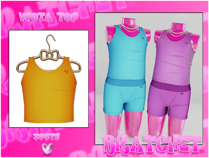 {BRATCHET} Wota Top Orange