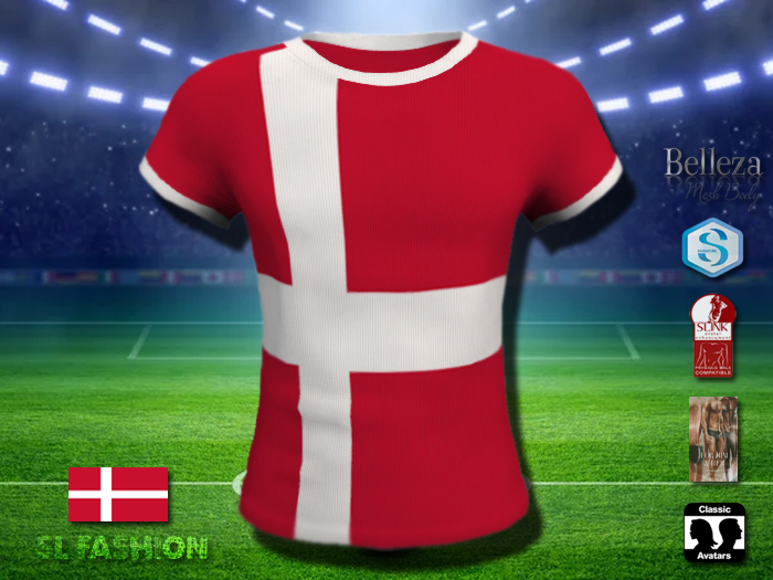 Shirt (M) Flag - Denmark