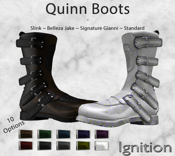 Ignition Quinn Boots Solid