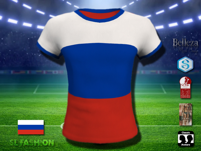 Shirt (M) Flag - Russia