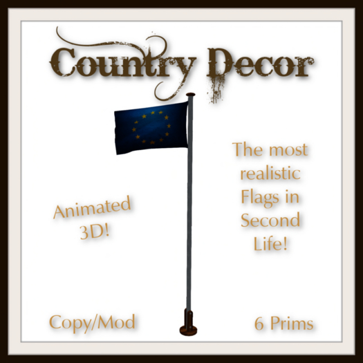 = Country Decor = Animated Flag - Europe