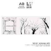 AB + KW . Tate Set . Alpha Wall Arts *ADD*