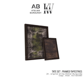 AB + KW . Tate Set . Framed Tapestries *ADD*
