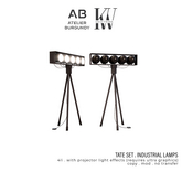AB + KW . Tate Set . Industrial Lamp *ADD*