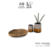 AB + KW . Tate Set . Vase & Bowl *ADD*