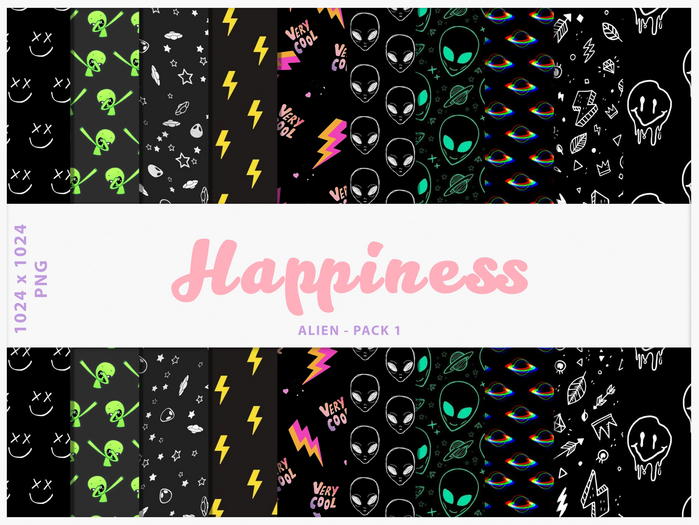 HAPPINESS TEXTURES - Alien P1