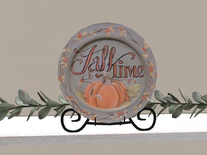 Primitive Plate - Fall - Time Plate & Holder