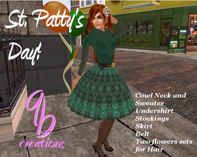 QB's St. Patty's Day outfit gift box