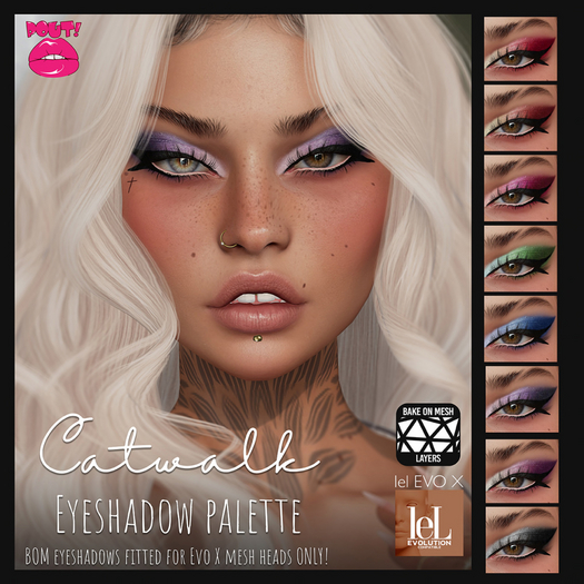 [POUT!] Catwalk Eyeshadows [Evo X]