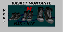 BASKET MONTANTE - VERT - (M) - mesh_Mix